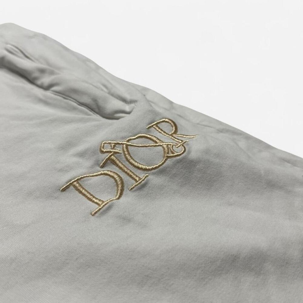 Christian Dior Boutique White Logo Sweat Shorts Men’s XL Made in France - Picture 3 of 8